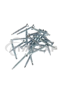 Саморез оконный KRANZ сверло, 3.9х35, белый цинк, упаковка поставщика ( 8 000 шт. )