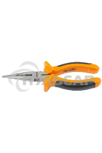 Длинногубцы, Comfort, 160 мм, прямые шлифованные, двухкомпонентные рукоятки Sparta