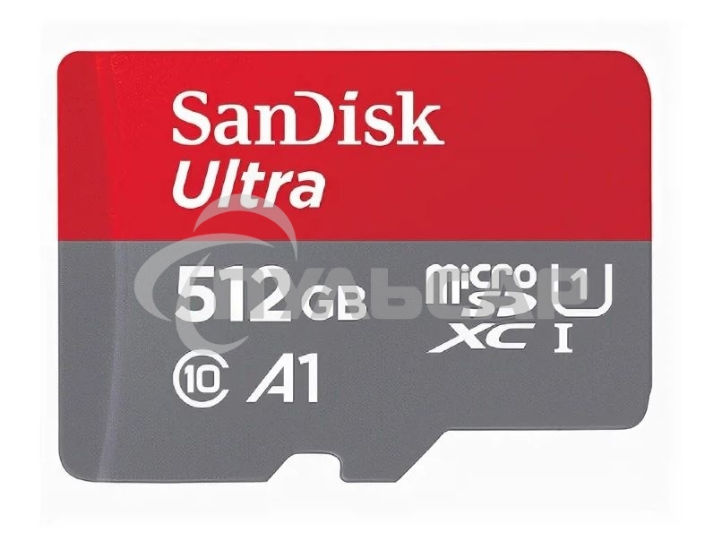 Флеш карта microSD 512Gb SanDisk microSDXC Class 10 Ultra UHS-I A1 140Mb/s
