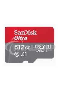 Флеш карта microSD 512Gb SanDisk microSDXC Class 10 Ultra UHS-I A1 140Mb/s