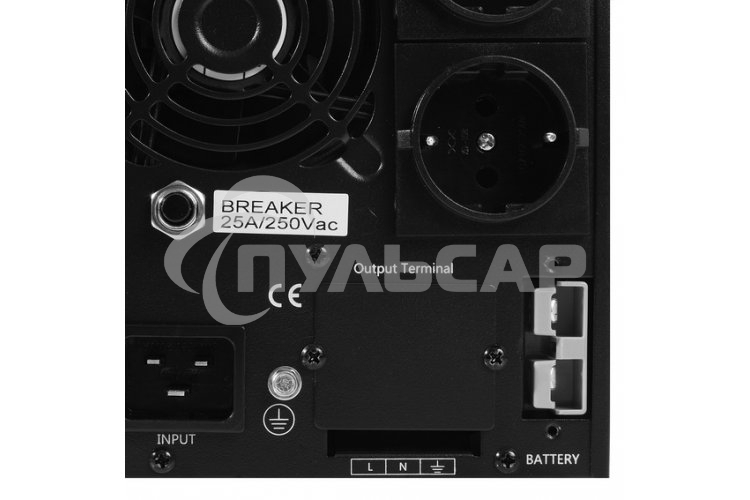 Источник бесперебойного питания Powerman Online 3000 Plus черный external battery pack (not included)(БЕЗ БАТАРЕИ)