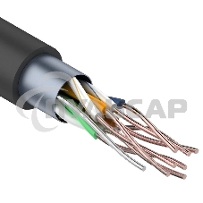 Кабель витая пара Rexant FTP 4PR 24AWG, CAT5e наружный (OUTDOOR) (бухта 305 м)