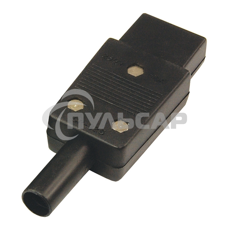 Сетевой штекер на шнур (1 шт.) (пакет БОПП) Rexant