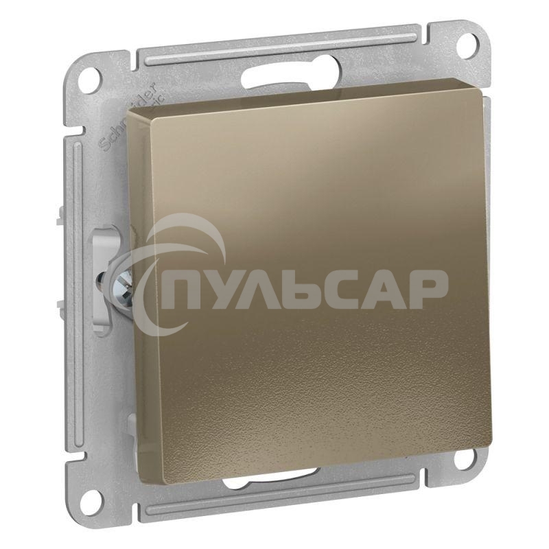 Механизм выключателя 1-кл. ATLAS DESIGN (сх.1) 10АХ шампань SchE ATN000511