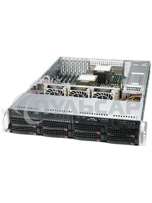 Серверная платформа Supermicro SYS-620P-TR 2U noCPU(2)3rd GenScalable/TDP 270W/no DIMM(18)/ SATARAID HDD(8)LFF/2x1GbE/1200W