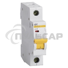 Выключатель автоматический модульный 1п B 16А 4.5кА ВА47-29 ИЭК MVA20-1-016-B