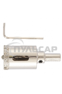 Сверло Matrix алмазное по керамограниту, 32 х 67 мм