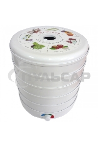 Сушилка для овощей и фруктов Великие реки Ветерок-5, 5 поддонов, в гофротаре