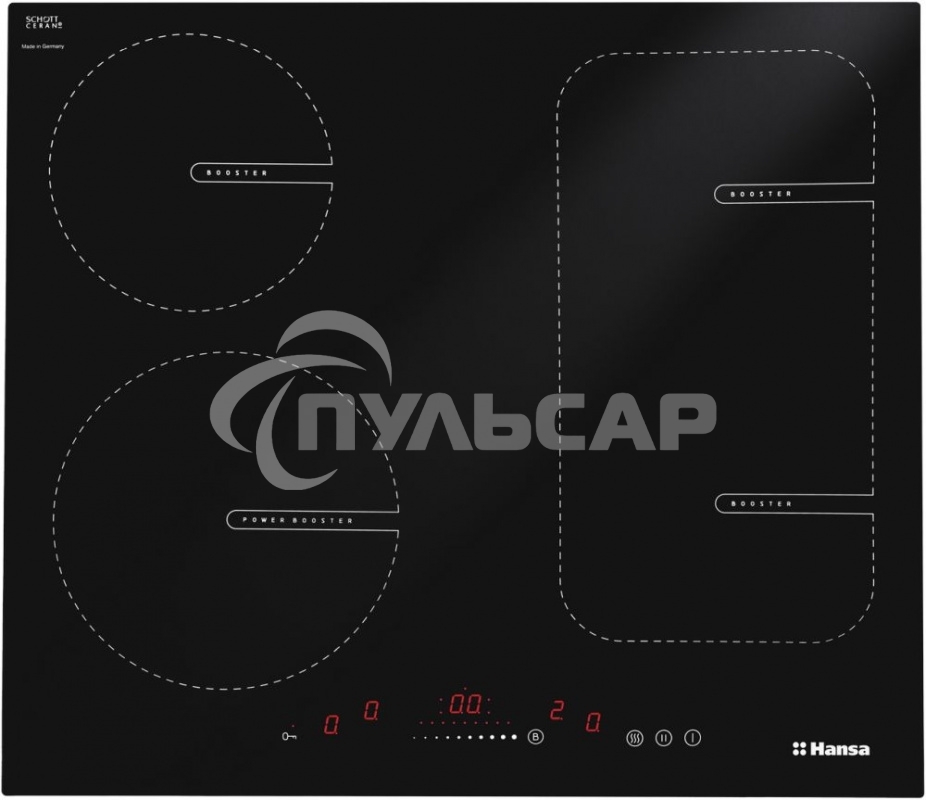 Индукционная варочная панель Hansa BHI68611 черный