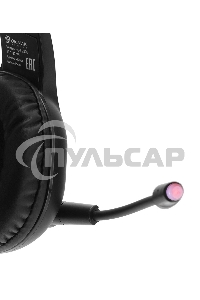 Наушники с микрофоном Oklick HS-L930G SNORTER черный/синий 2м мониторные USB оголовье (HS-L930G)