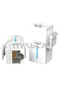 Адаптер-соединитель Vention RJ45 F / RJ45 F 8p8c кат. 6, белый