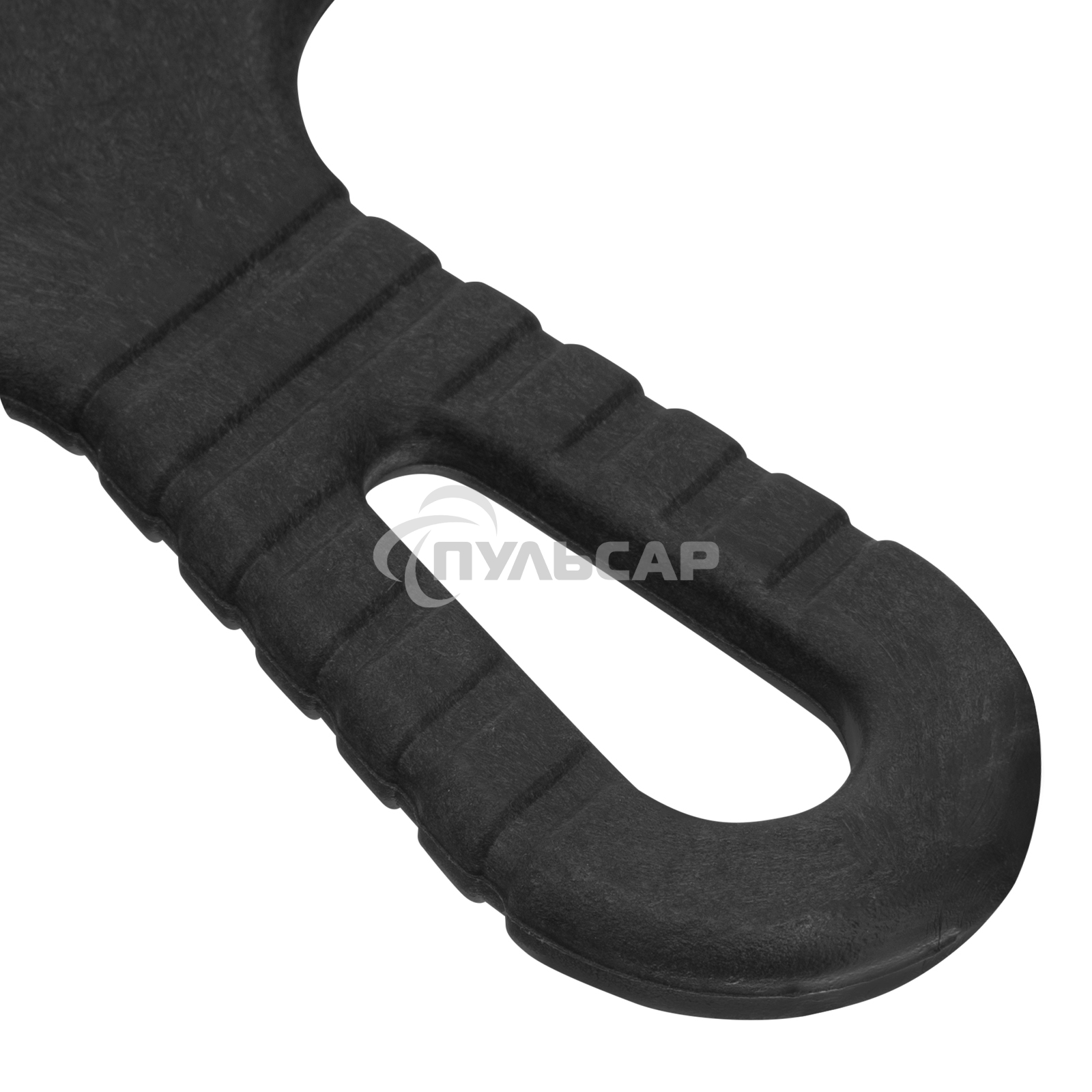 Шпатель из нержавеющей стали Сибртех 150 мм, зуб 10х10 мм, пластмассовая ручка 85480