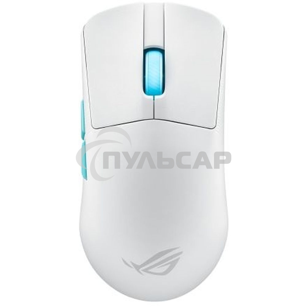 Мышь беспроводная/проводная ASUS ROG Harpe Ace Aim Lab Edition белый, 36000 dpi, радиоканал, Bluetooth, USB, кнопки - 5