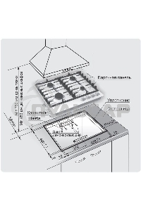 Газовая варочная панель Gefest ПВГ 1214-01 К7