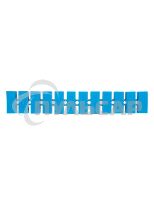 Клеммная винтовая колодка KВ-35 10-35, ток 80 A, полиэтилен синий Rexant (10 шт./уп.)