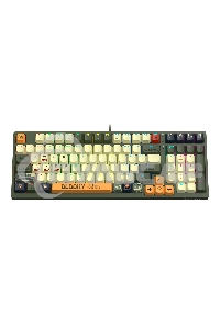 Клавиатура проводная A4Tech Bloody S98 Aviator механическая зеленый USB for gamer LED (S98 AVIATOR)
