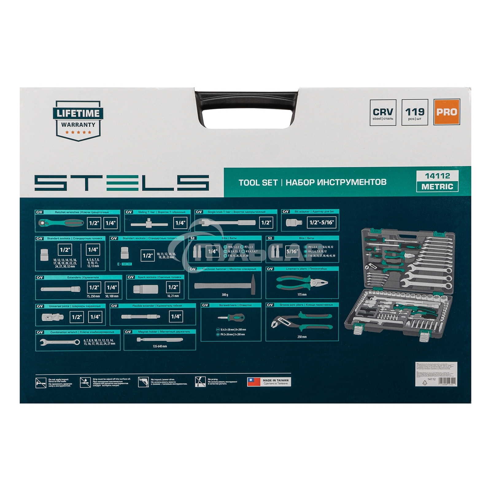 Набор инструмента 1/4