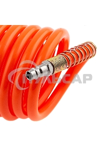 Шланг спиральный воздушный 8х12 мм, 18 бар, с быстросъемными соединениями, 10 м Stels