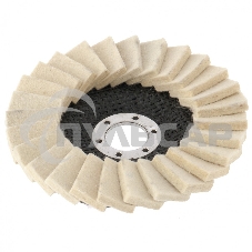 Круг Matrix полировальный лепестковый из натурального войлока 125 х 22,2 мм