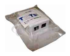 Розетка TWT (TWT-SM2-4512-WH) настенная 1 порт RJ-45 категории 5е и 1 порт RJ-12. UTP. белая