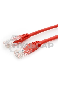 Патч-корд UTP Cablexpert кат.5e, 0.25м, литой, многожильный, красный