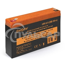 Батарея ExeGate HR 6-9 (6V 9Ah 634W, клеммы F1)