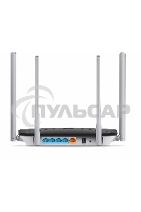 Беспроводный маршрутизатор Mercusys AC12, Dual Band, (867Мбит/с на 5 ГГц + 300Мбит/с на 2,4 ГГц)4 порта 100 Мбит/с, 4 фиксированных антенны