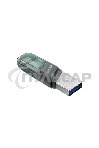 Флешка USB Sandisk 128 Gb iXpand Flip SDIX90N-128G-GN6NE USB3.1 зеленый/серебристый