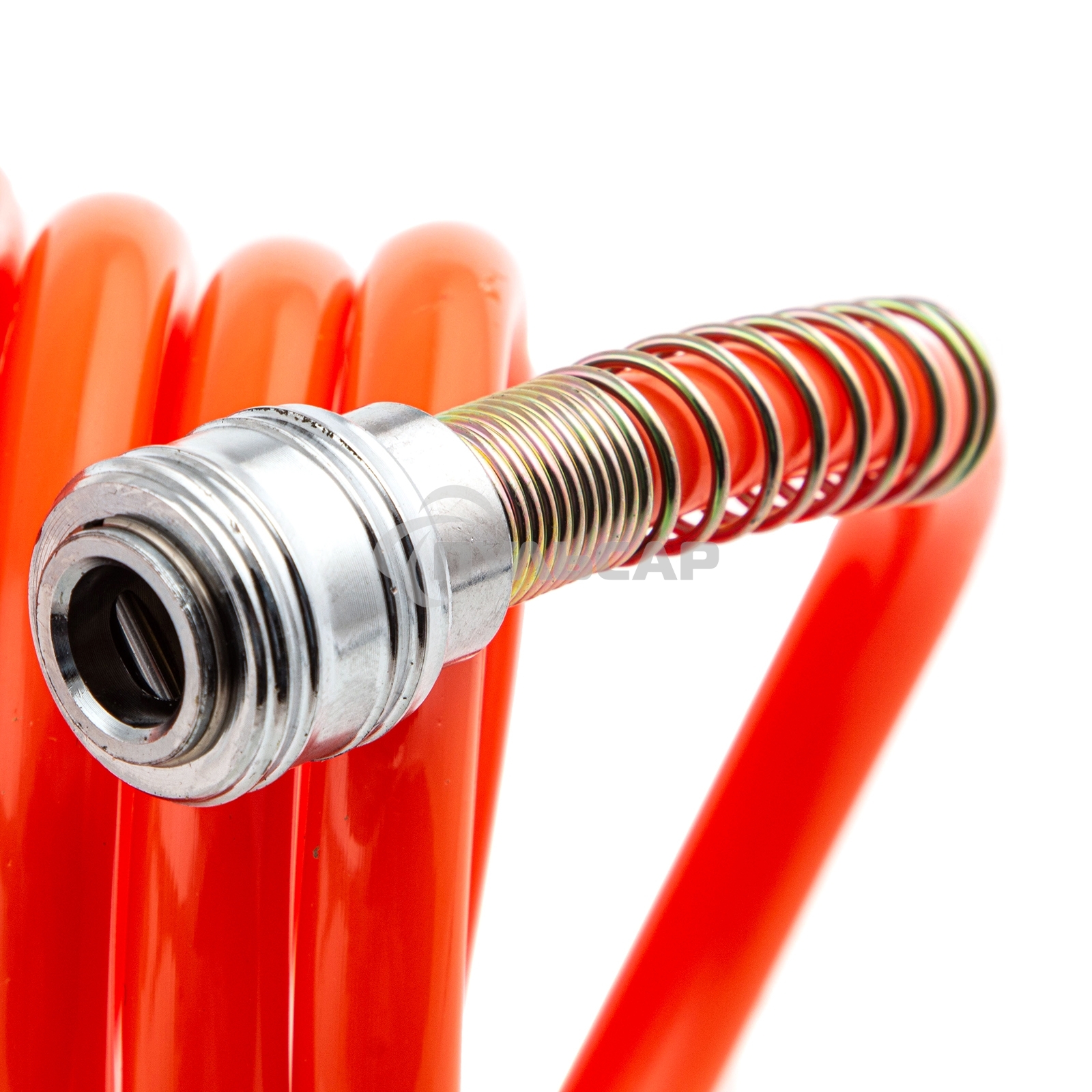 Шланг спиральный воздушный 8х12 мм, 18 бар, с быстросъемными соединениями, 10 м Stels