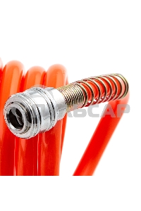 Шланг спиральный воздушный 8х12 мм, 18 бар, с быстросъемными соединениями, 10 м Stels