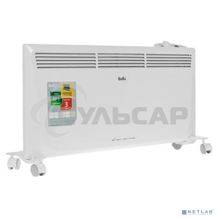 Конвектор Ballu Enzo BEC/EZMR-2000 белый, 2000 Вт, 25 м2, термостат