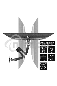Настольное крепление ExeGate EDM2-3210-22G (кронштейн для двух мониторов 15