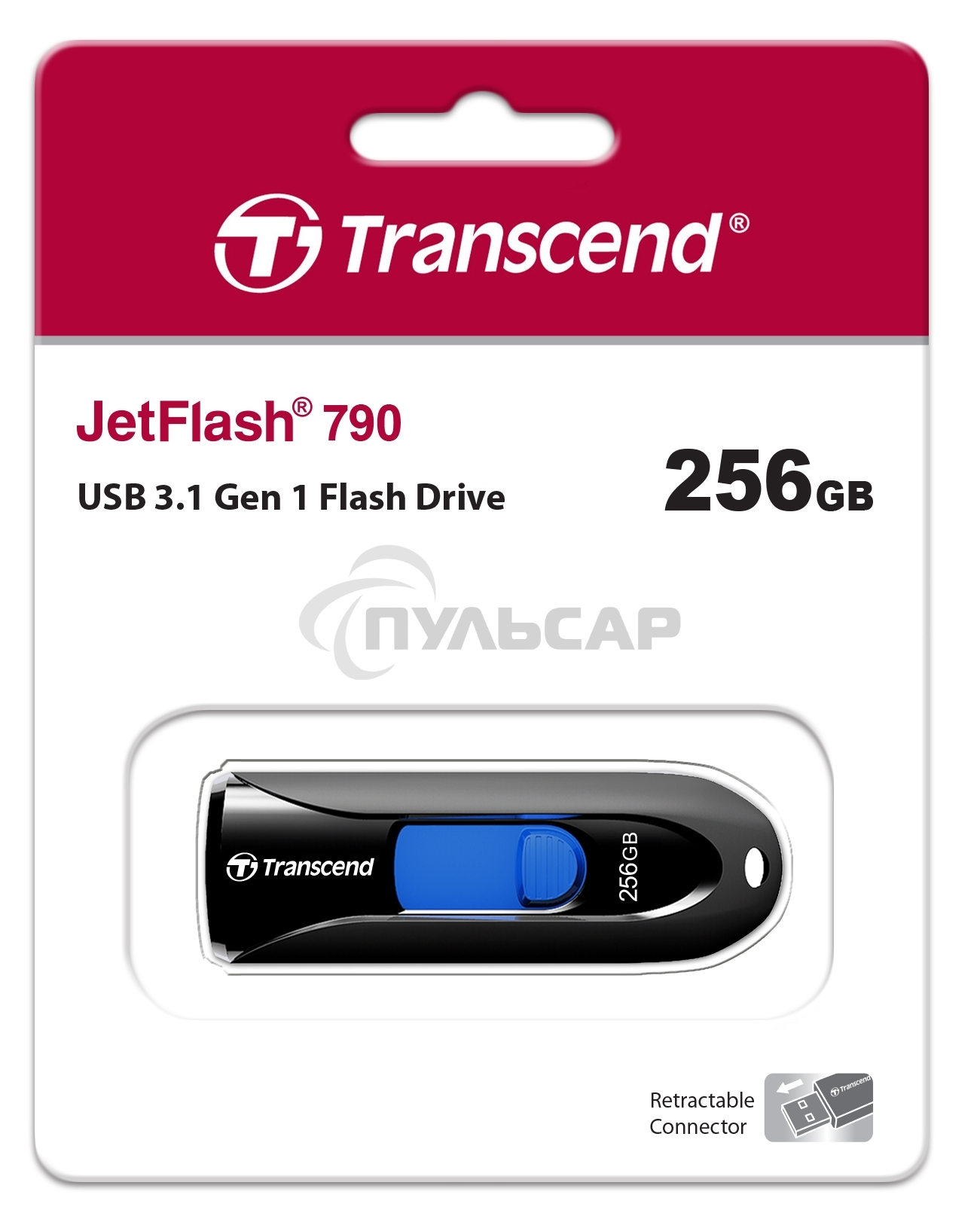Флешка USB Transcend 256Gb JETFLASH 790