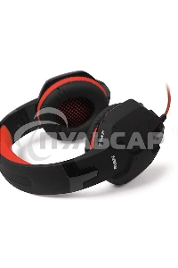 Игровые стереонаушники с микрофоном SVEN AP-G988MV, черный-красный Игровые стереонаушники с микрофоном SVEN AP-G988MV, черный-красный
