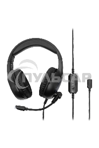 Наушники с микрофоном Oklick HS-L930G SNORTER черный/синий 2м мониторные USB оголовье (HS-L930G)