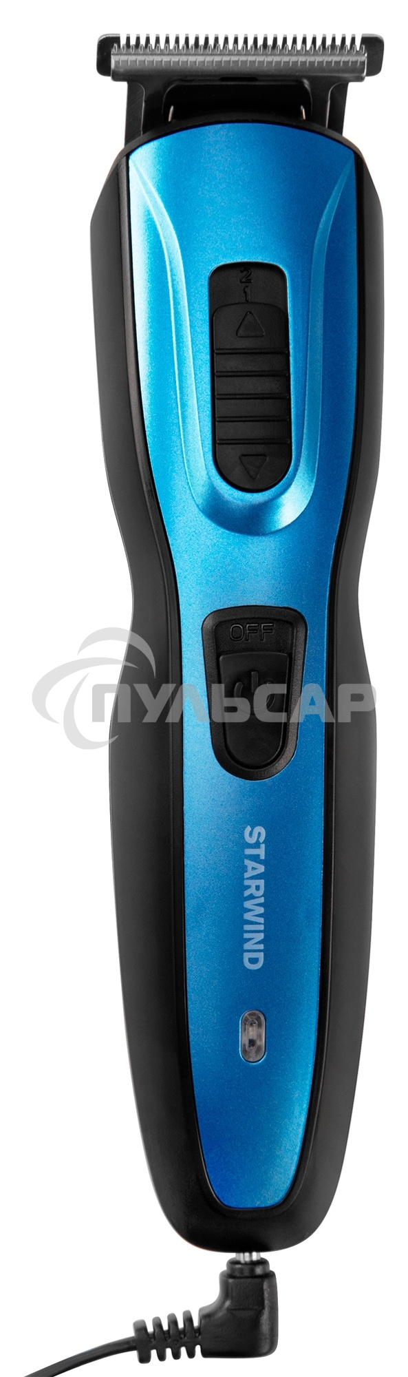 Машинка для стрижки Starwind SHC 4379 синий/черный 3Вт (насадок в компл:8шт)