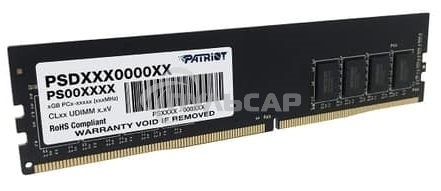 Оперативная память Patriot Signature, DDR4, 16Gb (1x16 Gb), 2666 MHz, CL19, DIMM