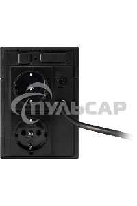 Источник бесперебойного питания SMARTWATT линейно-интерактивный, 650/360 ВА/Вт, напольный, LED индикация, Shuko CEE7/4 - 2 шт.