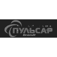 Индукционная варочная панель Brandt, 4 варочных зоны, 14 уровней мощности, индикация остаточного тепла, таймер, Ultraboost, черный