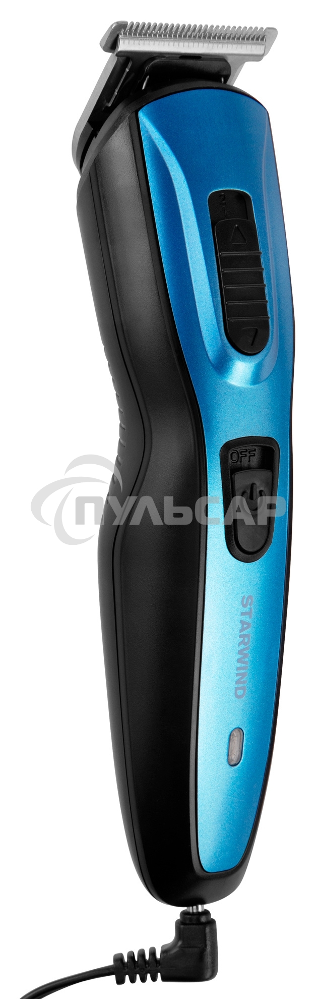 Машинка для стрижки Starwind SHC 4379 синий/черный 3Вт (насадок в компл:8шт)