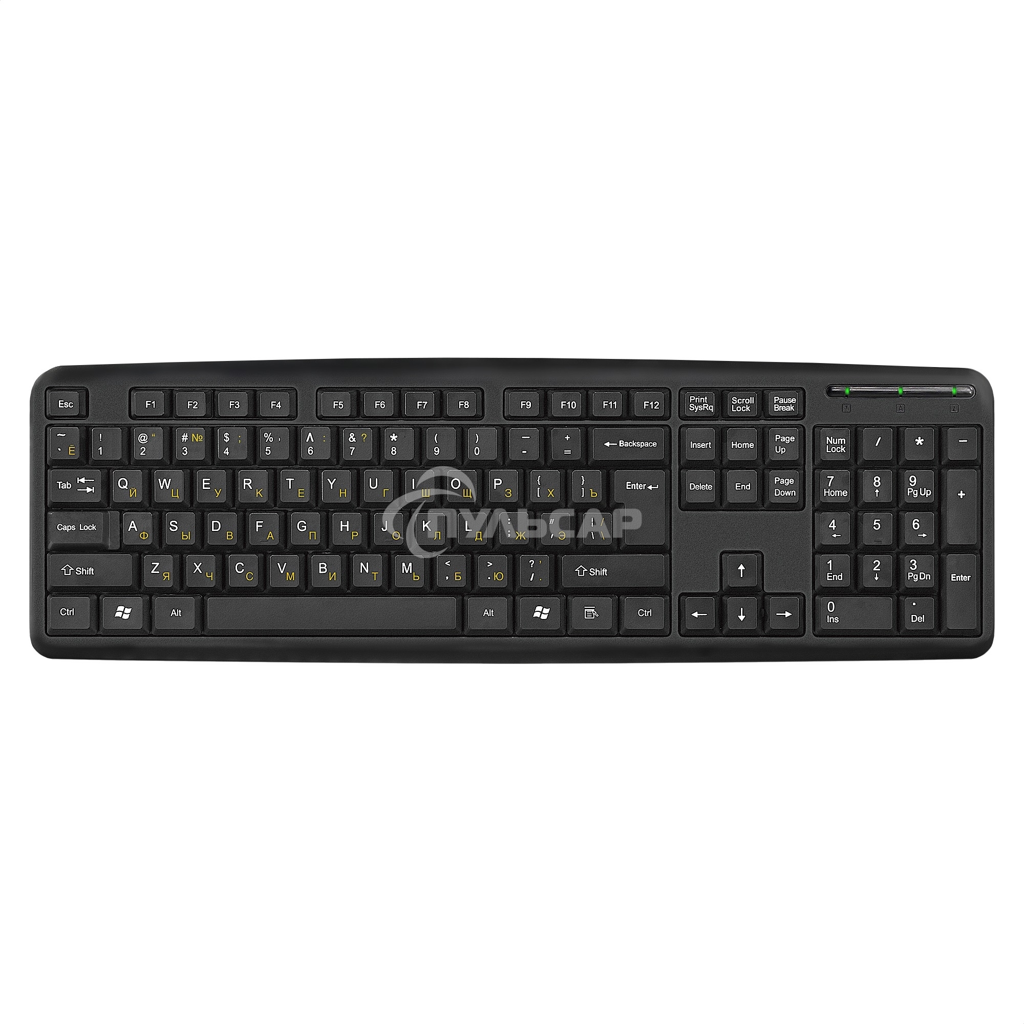 Клавиатура проводная ExeGate LY-331 (EX279937RUS), USB, черный