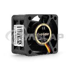Вентилятор для корпуса ExeGate EX04020S3P-24 черный, 40 мм, 7000 об/мин, 39 дБ, 3 pin