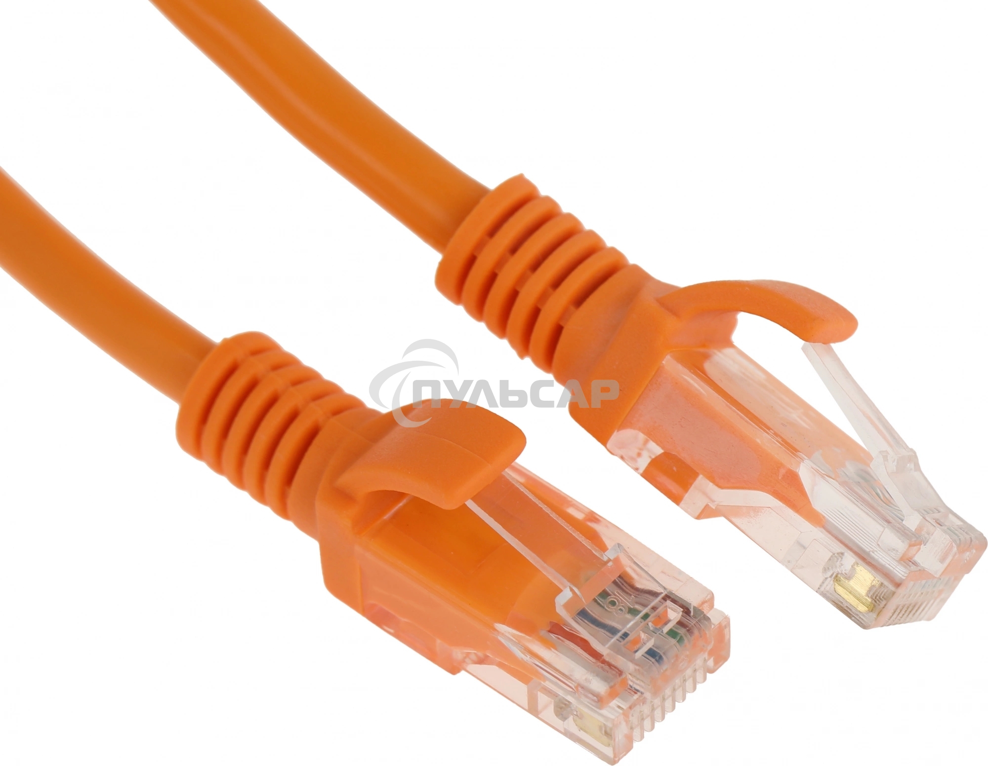 Патч-корд UTP Cablexpert PP12-0.5M/O кат. 5e, 0.5м, литой, многожильный (оранжевый)