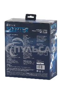 Наушники с микрофоном Oklick HS-L930G SNORTER черный/синий 2м мониторные USB оголовье (HS-L930G)