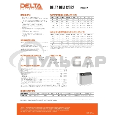 Батарея Delta DTM 12022 (12V, 2.2Ah)