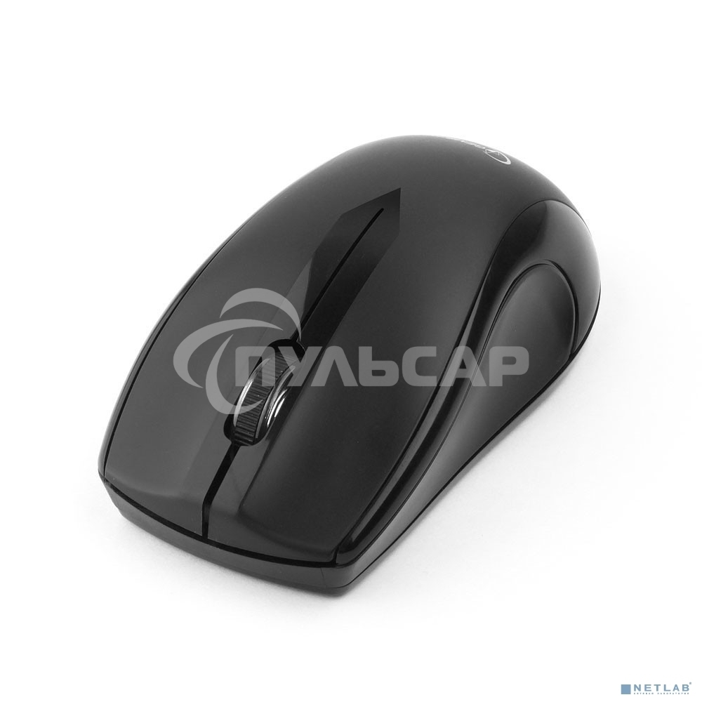 Мышь беспроводная Gembird MUSW-320 черный, 1000 dpi, радиоканал, USB, кнопки - 3