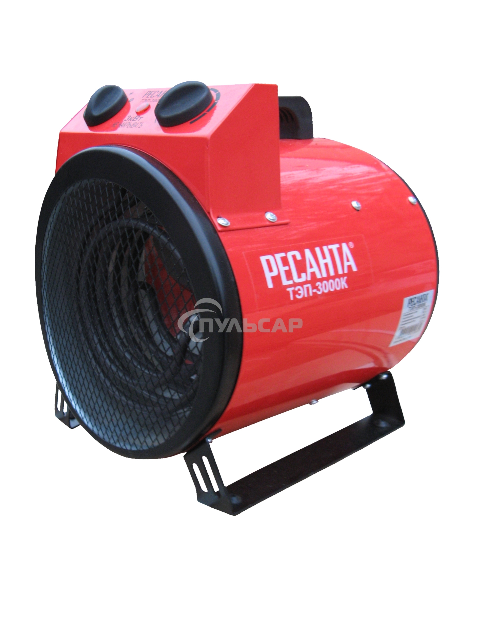 Тепловая пушка электрическая Ресанта ТЭП-3000К 3000Вт красный