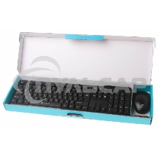 Беспроводной комплект клавиатура + мышь Oklick 230M черный 2.4ГГц Nano Receiver USB