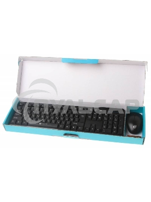 Беспроводной комплект клавиатура + мышь Oklick 230M черный 2.4ГГц Nano Receiver USB