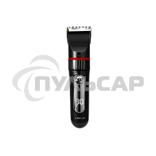 Машинка для стрижки волос Centek CT-2101 черный 3 Вт, LED, Li-Ion1200 до 3 часов, USB зарядка, 6 насадок